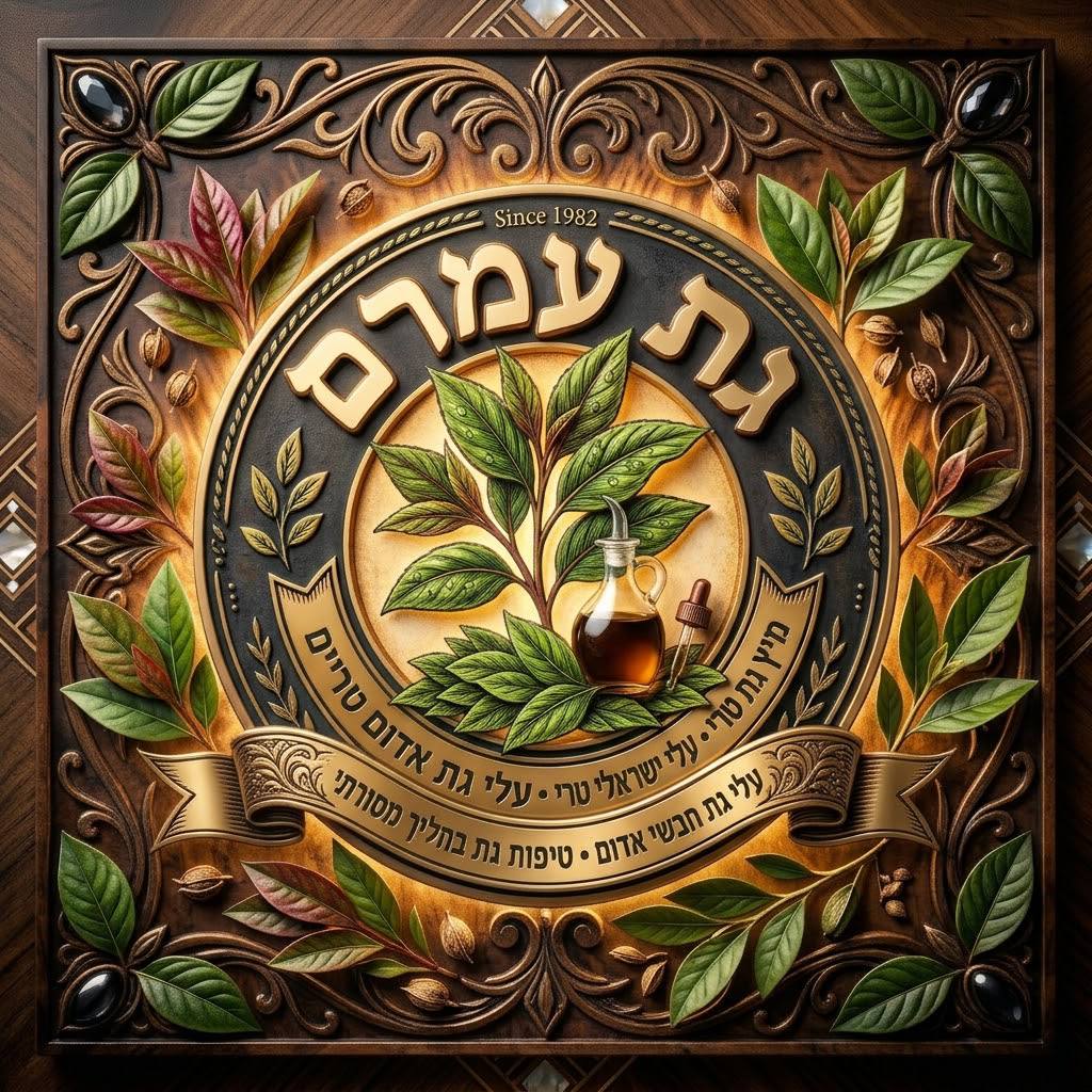לוגו גת עמרם - עלי גת ומזון בריאות איכותי